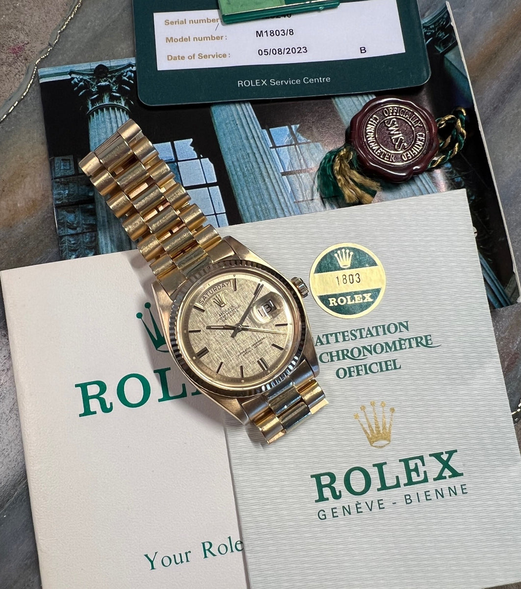 Rolex Oyster Perpetual Day Date with Papers