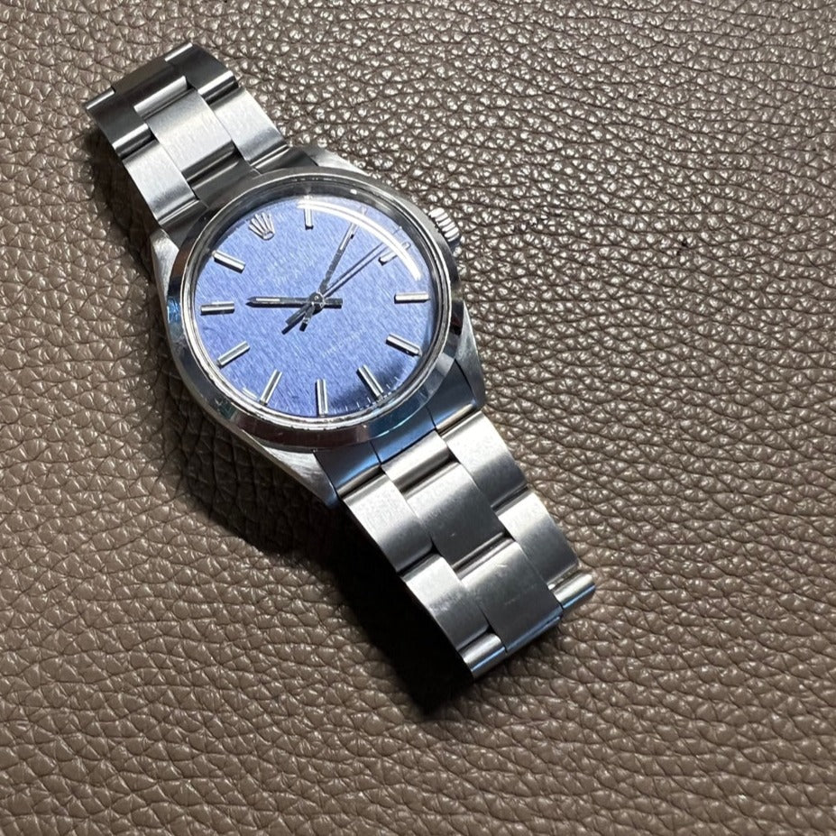 Rolex oyster perpetual air king clearance blue