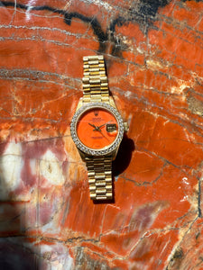 Rolex Coral Oyster Perpetual Datejust
