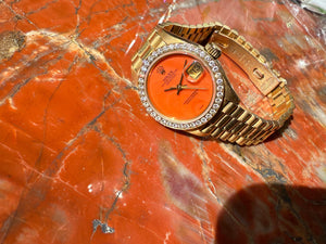 Rolex Coral Oyster Perpetual Datejust
