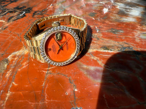 Rolex Coral Oyster Perpetual Datejust