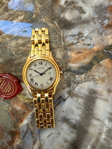 Cartier Cougar 18K Gold Dial Watch