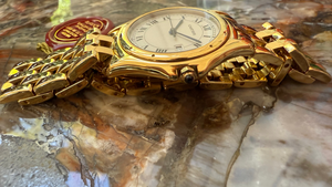 Cartier Cougar 18K Gold Dial Watch