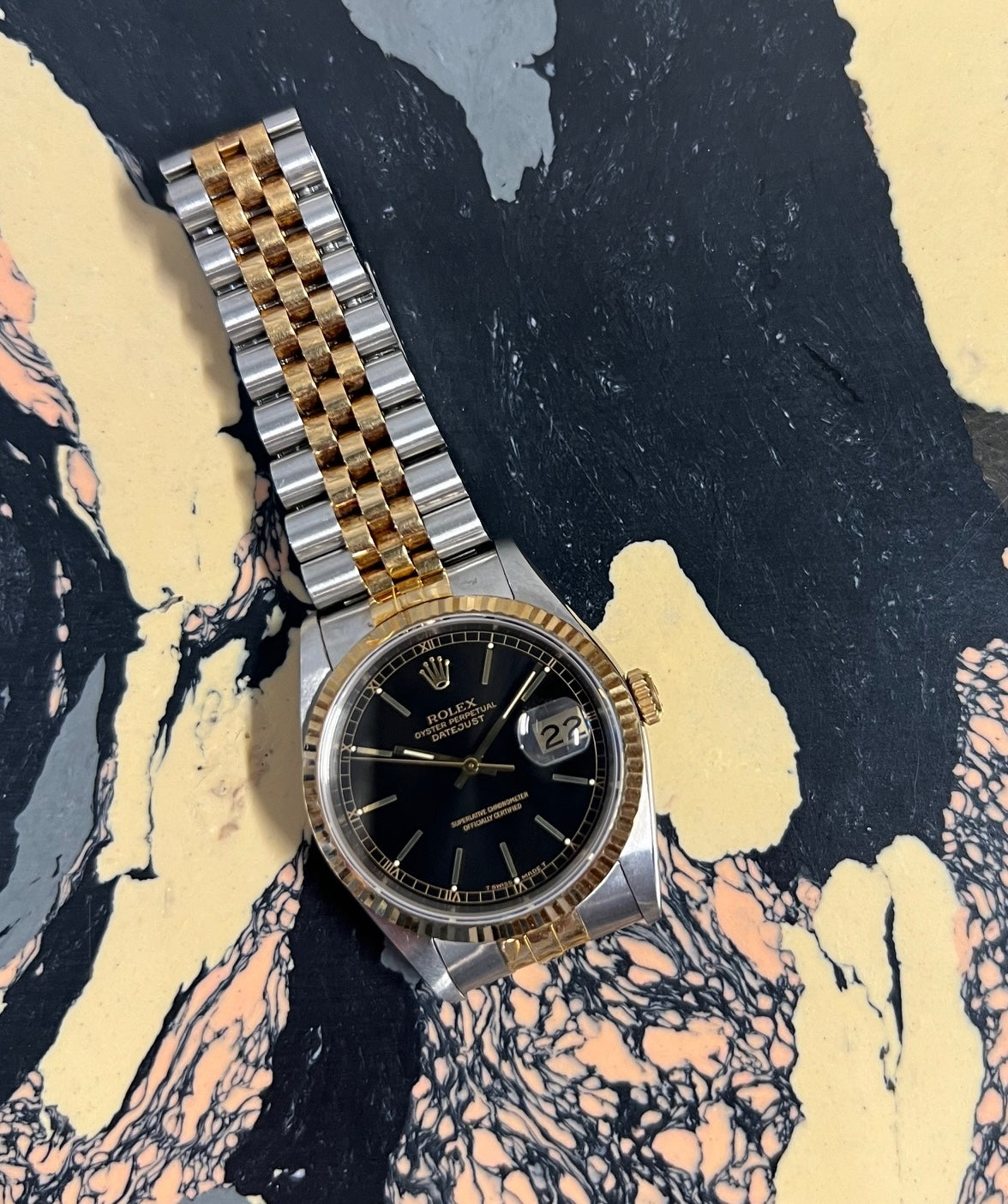 Rolex Oyster Perpetual Datejust Black Dial