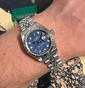 Rolex Ladies Oyster Perpetual Datejust Sodalite