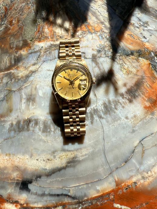 Rolex Yellow Gold  Date
