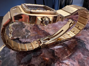 Cartier Santos Ferrite and Diamond Watch