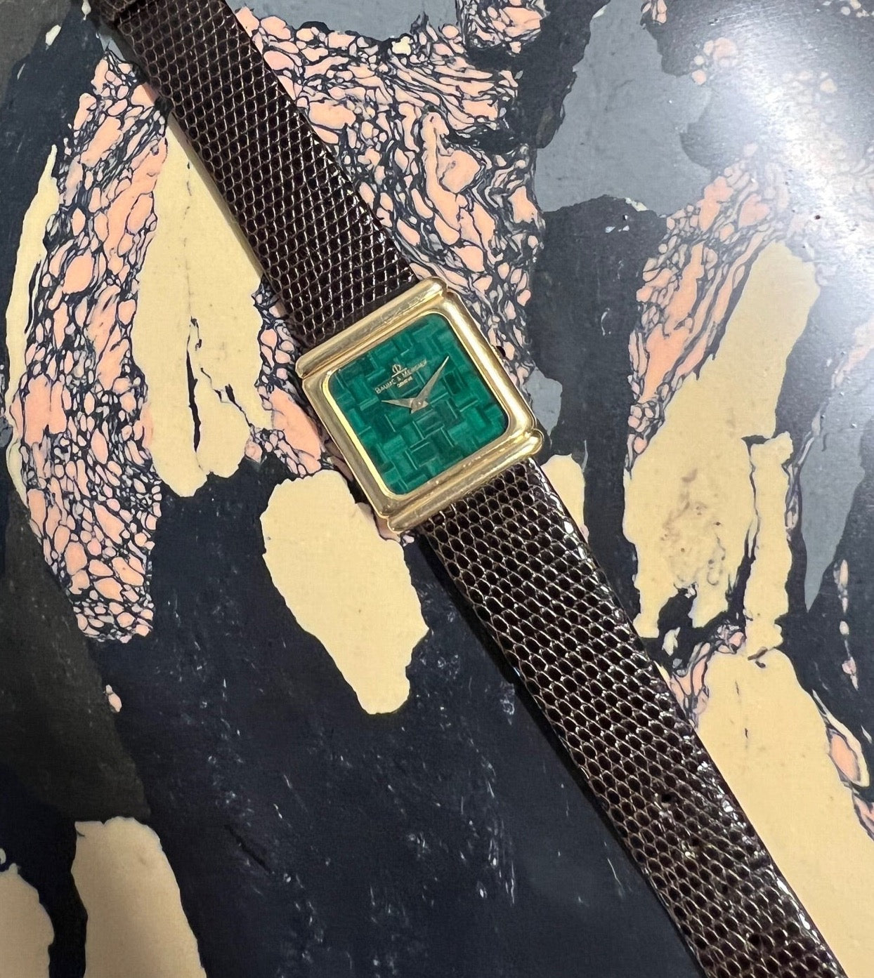 Baume & Mercier Malachite Mosaic Watch