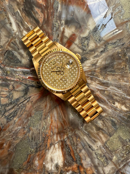 Rolex Oyster Perpetual Day-Date Pleiades Cartouche