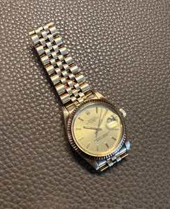Rolex Yellow Gold Oyster Perpetual Date