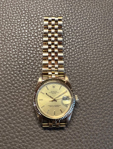 Rolex Yellow Gold Oyster Perpetual Date