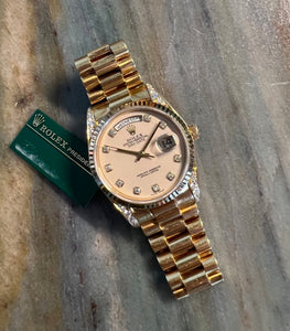 Rolex Oyster Perpetual Day-Date Cacholong Set