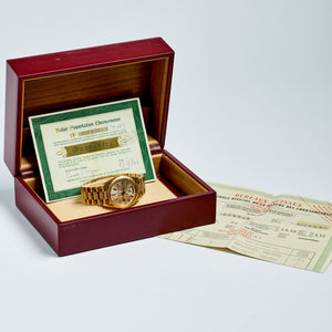 Rolex 18K Yellow Gold Champagne Doorstep Day-Date President Vintage Watch | Veralet