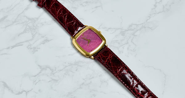 Piaget Yellow Gold Rhodonite Vintage Watch Veralet