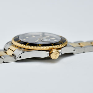 Rolex Two-Tone Black Gloss Submariner Vintage Watch | Veralet