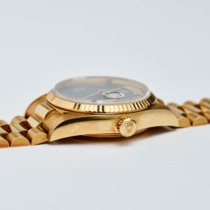 Rolex 18K Yellow Gold Oyster Perpetual Bloodstone Day-Date President Vintage Watch | Veralet