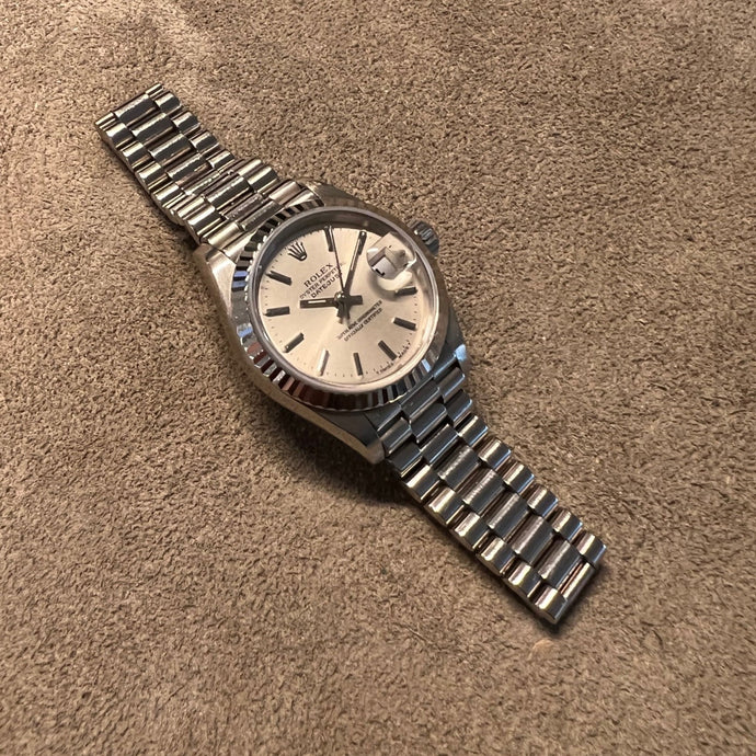 Rolex Ladies Oyster Perpetual Datejust White Gold