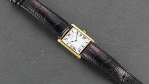 Cartier 18K Yellow Gold Tank Jumbo Automatic Vintage Watch | Veralet